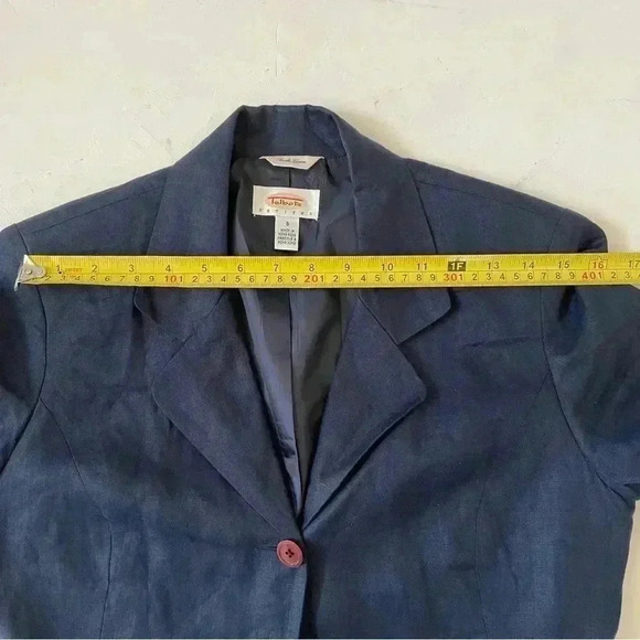 Talbots Dress Blazer Set Business Attire Workwear Career Wear Irish Linen - Picture 14 of 15